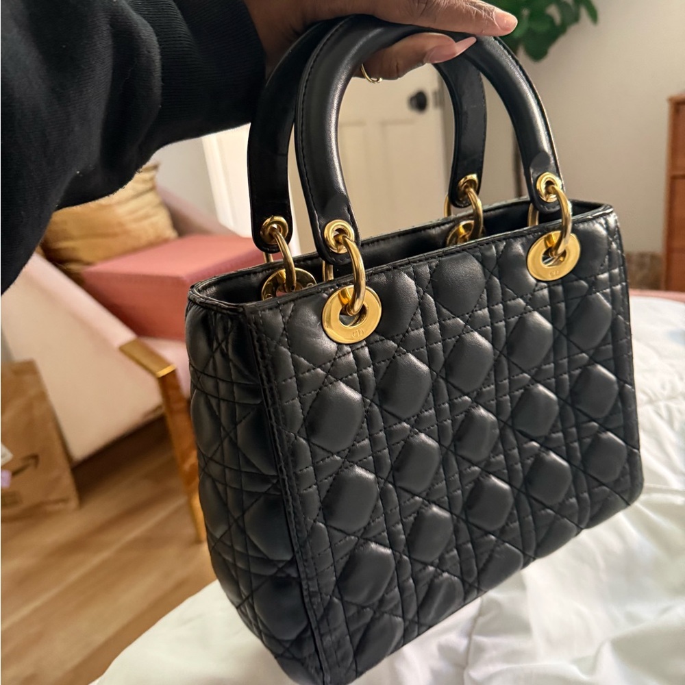Dior Black Quilted Handbag - Picture 2 of 16